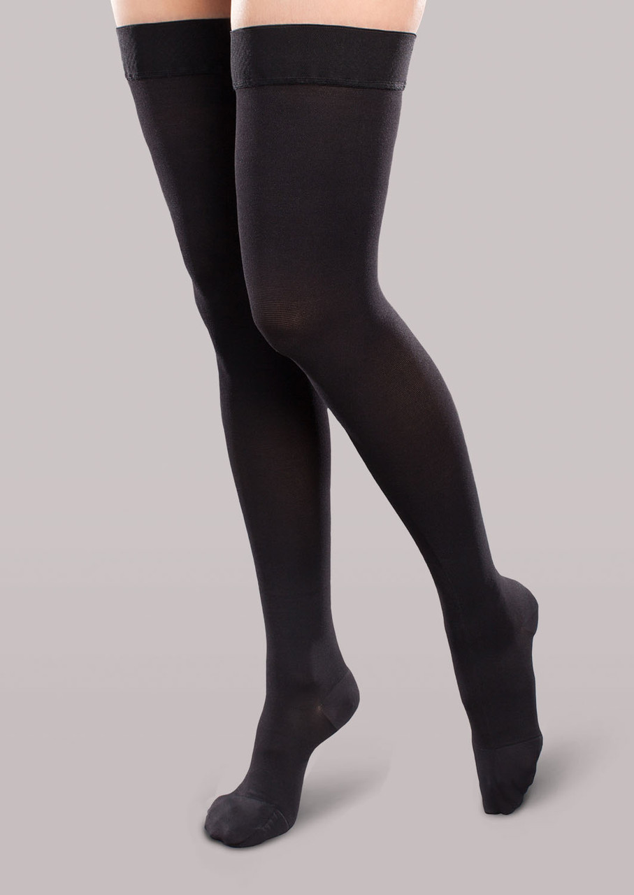 Moderate Support Open-Toe Knee High Stockings - Thuasne