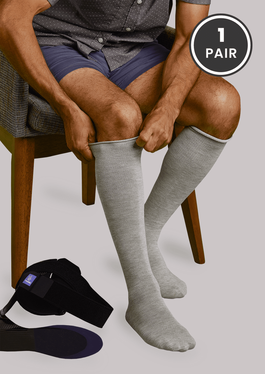 Seamless AFO Interface Socks for Adults