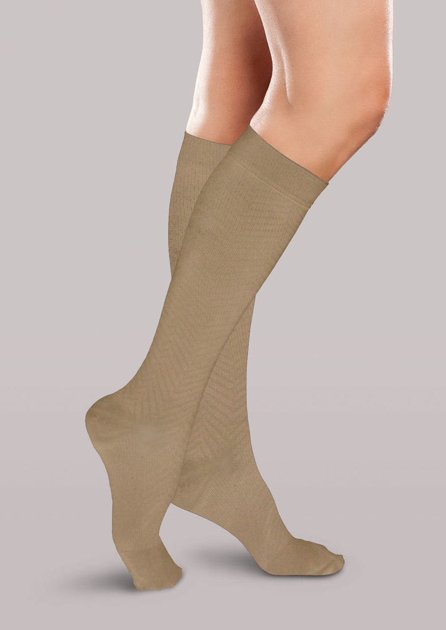 6 Pairs Women Knee High Trouser Socks Opaque Stretchy Spandex-Many  Colors-Cream | Groupon