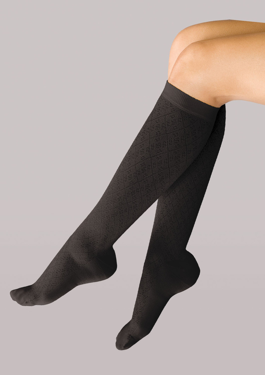 6 Pack of Women Trouser Socks with Comfort Band Stretchy Spandex Opaque  Knee High, 2 Black, 2 Navy, 2 Dark Grey : Amazon.ca: Clothing, Shoes &  Accessories