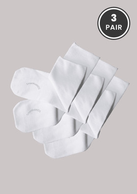 SmartKnitKIDS Seamless Sensitivity Socks 3 Pair, White in [White]