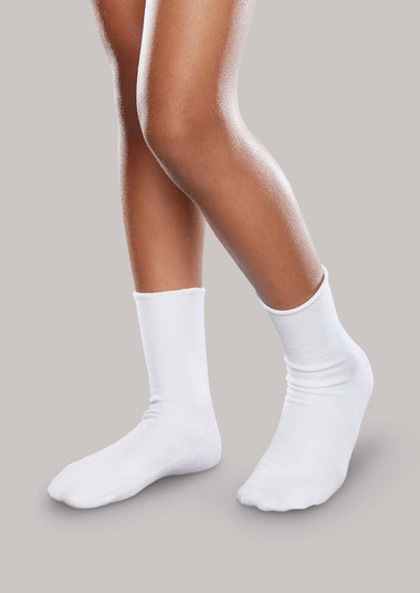 SmartKnitKIDS Seamless Sensitivity Socks White in [White]