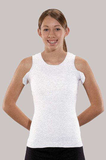 Knit-Rite Torso Interface Crew Neck Tank with Axilla Flaps