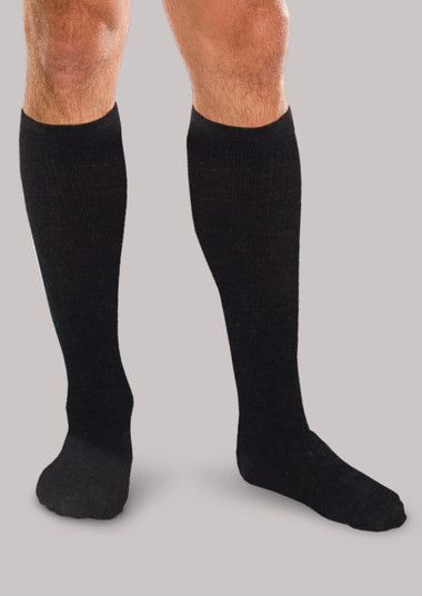 Core-Spun Moderate Support Compression Socks Black