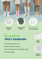 Truly Seamless SmartKnit Socks