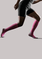 TheraSport Moderate Compression Athletic Performance Socks Pink