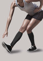 TheraSport Mild Compression Athletic Recovery Leg Sleeves in [Black]