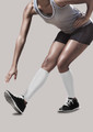TheraSport Mild Compression Athletic Recovery Leg Sleeves in [White]