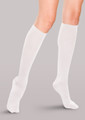 Women's Mild Support Ribbed Trouser Socks in [White]