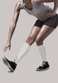 TheraSport Moderate Compression Athletic Performance Sleeves in [White]