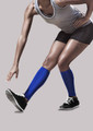 TheraSport Moderate Compression Athletic Performance Sleeves in [Blue]