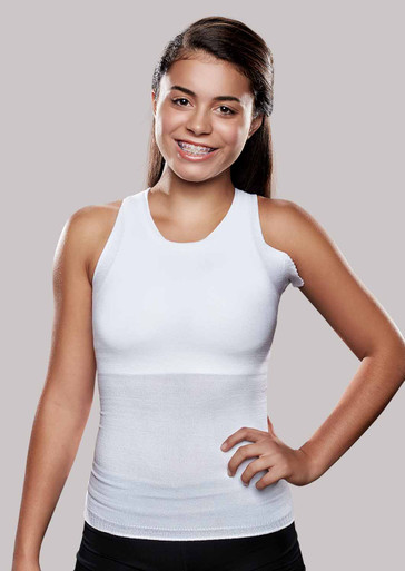 Knit-Rite Lightweight Torso Interface V-Neck Tank with Left Flap