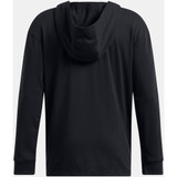 Boys' Ua Rival Heavyweight T-shirt Hoodie Black--white