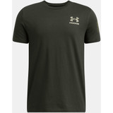 Boys' Ua Freedom Eagle Short Sleeve Baroque Green--marine Od Green