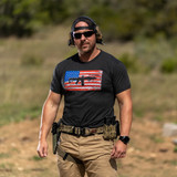 Black Rifle Sbr Flag Shirt Vintage Black