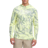 Men's Ua Fish Pro Camo Hoodie Sonic Yellow-mod Gray-white