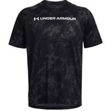 Ua Tech Camo Tee Black