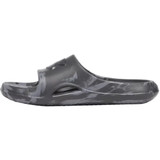 Men's Ua Locker V Camo Slides Black-castlerock-black