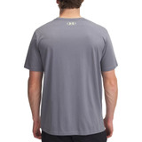 Men's Ua Fish Hook Logo T-shirt Titan Gray--sonic Yellow
