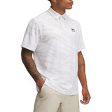 Men's Ua Drive Freedom Printed Polo White--black