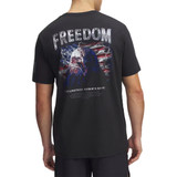 Men's Ua Freedom Eagle Short Sleeve Black--castlerock