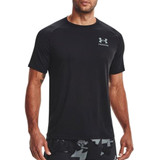 Men's Ua Techa Freedom Short Sleeve T-shirt Black--pitch Gray