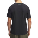 Men's Ua Freedom Left Chest Short Sleeve Black--titan Gray