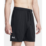 Men's Ua Tech 7 Shorts Black--white