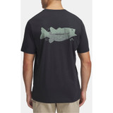 Men's Ua Bass Short Sleeve Anthracite--silica Green