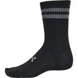 Unisex Ua Essential 6-pack Crew Socks Black-black-castlerock