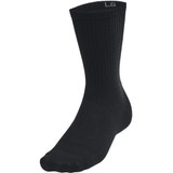 Unisex Ua Essential 6-pack Crew Socks Black-black-castlerock