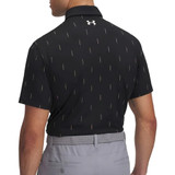 Men's Ua Tee To Green Printed Polo Black--summit White