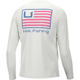 Huk And Bars Pursuit Long Sleeve White