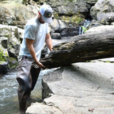 Frogg Toggs Classic Hip Boot Brown Cleated Size 9