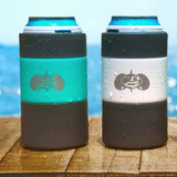 Toadfish Non-tipping Can Cooler Teal W/adapter