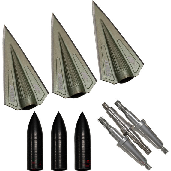 Bear Razor Head Vws Double Bevel Broadheads Kit