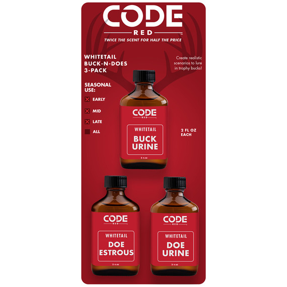 Code Red Triple Buck-n-does Scent Combo
