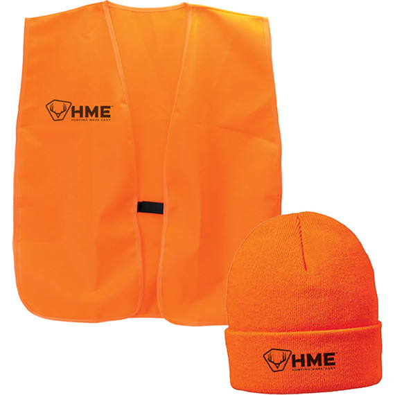 Hme Orange Vest & Beanie Combo