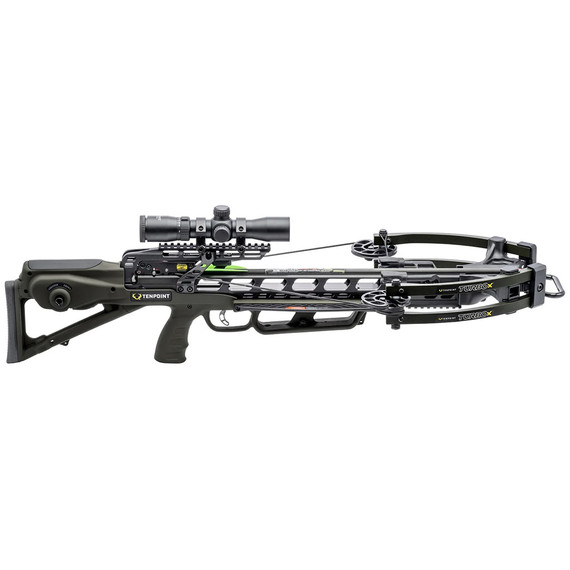 Tenpoint Turbo X Crossbow Package Acuslide Rangemaster 100 Scope Vektra