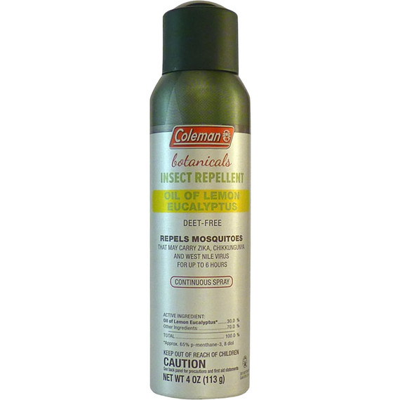 Coleman Botanicals Insect Repellent Lemon Eucalyptus 4oz