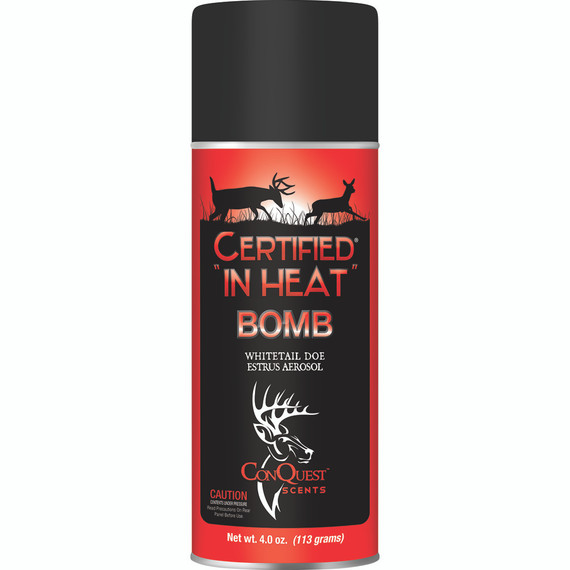 Conquest Scent Bomb Certified In Heat 4 Oz.