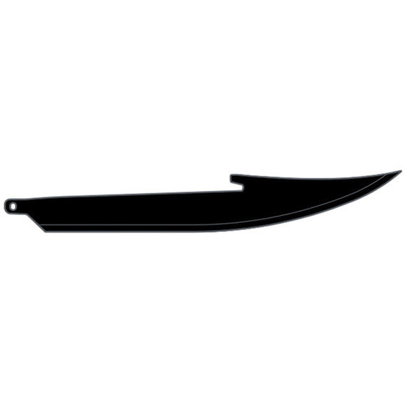 Outdoor Edge 5.0” Boning/fillet Blade Pack Black, 6 Blades