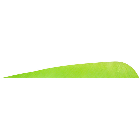 Gateway Parabolic Feathers Chartreuse 4 In. Rw 12 Pk.