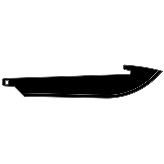 Outdoor Edge 3.5” Drop-point Blade Pack Black, 6 Blades