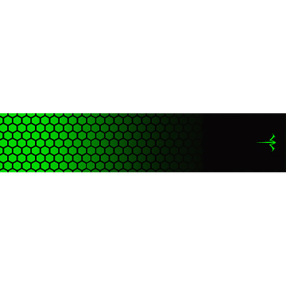 White Water Archery Honeycomb Fade Arrow Wraps Fade Lime Green 5 In. X 1.125 In. 15 Pk.