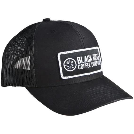 Black Rifle Logo Patch Hat Black Mesh