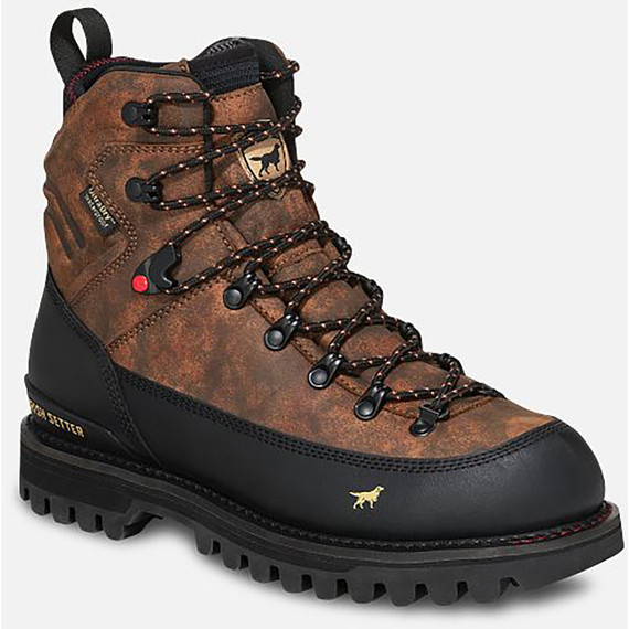 Irish Setter Elk Tracker Xd Boot Leather/camo 8in Uninsulated