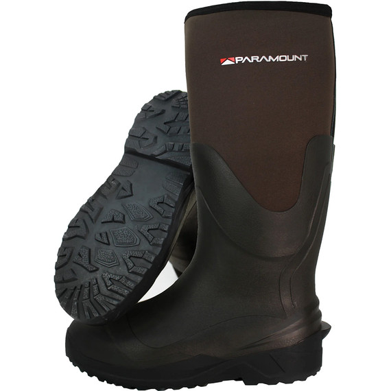 Paramount Tread-lite Rubber/neoprene Knee Boot Brown