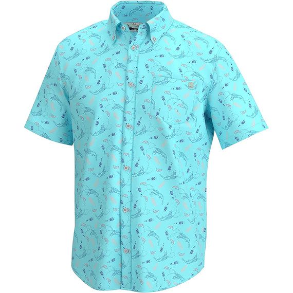 Huk Kona Shrimp Boil Shirt Island Paradise