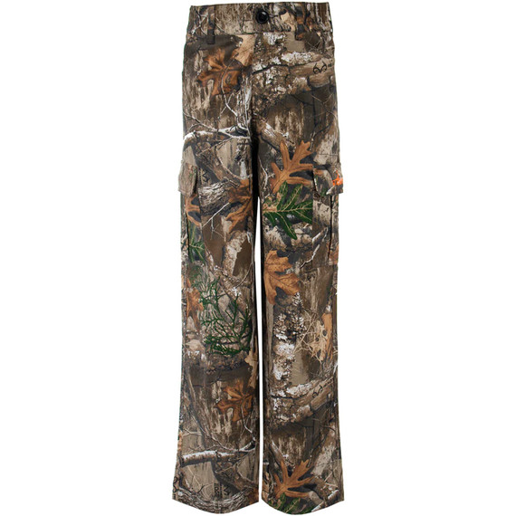 Habit Youth Bear Cave 6 Pocket Camo Pant Realtree Edge